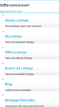 Mobile Screenshot of loftsvancouver.com